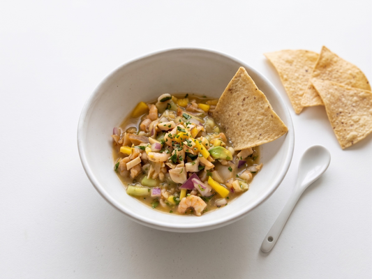 Tropical Seafood Ceviche Recipe (Shrimp, Conch & Clams)