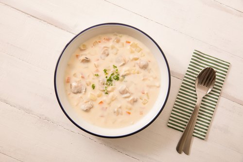 Homemade New England Clam Chowder