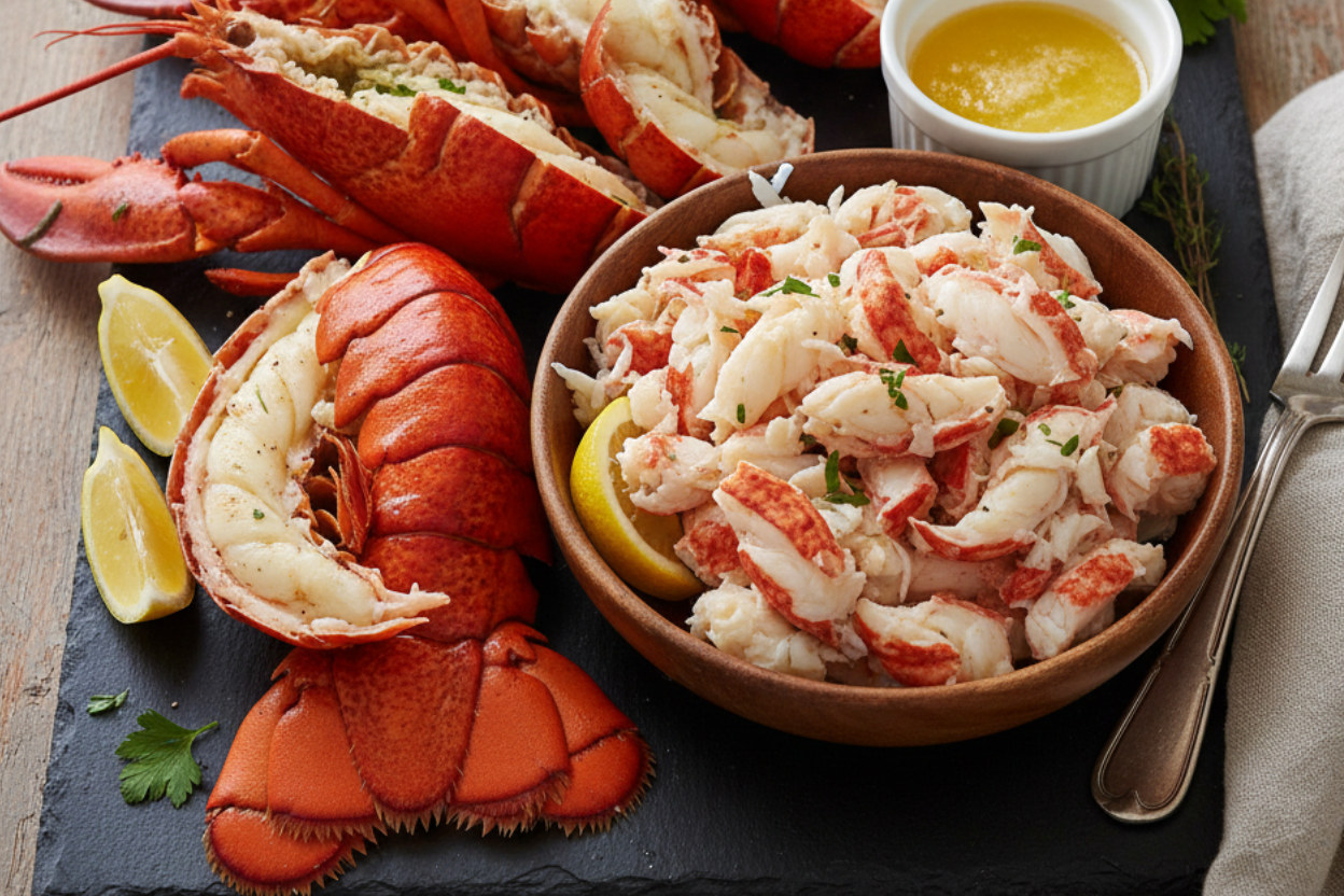 Lobster meat and lobster tails from Intershell Seafood