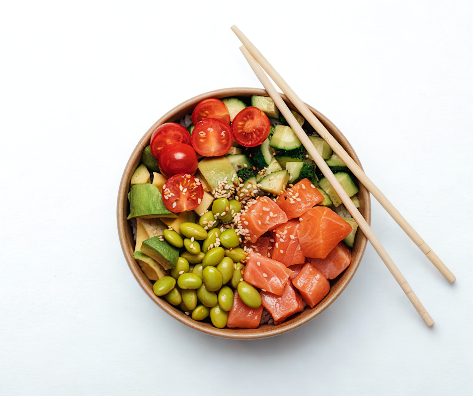 Sashimi-grade salmon poke from Intershell Seafood
