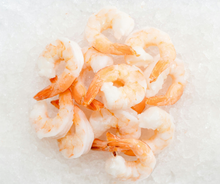 Frozen Cooked IQF Shrimp 21/25 P&D Tail On 2 Lb Bag