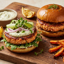 Salmon Burgers - 4 Pack Frozen