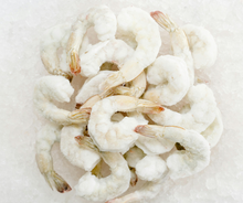 Frozen Raw IQF Shrimp 2 Lb Bag P&D Tail On