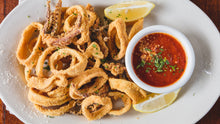 Calamares domésticos limpios congelados - Tubos y tentáculos