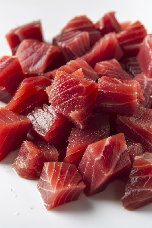 Fresh Atlantic Bluefin Tuna Kabobs (Trim)