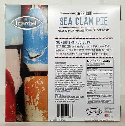 Cape Cod Style Sea Clam Pie