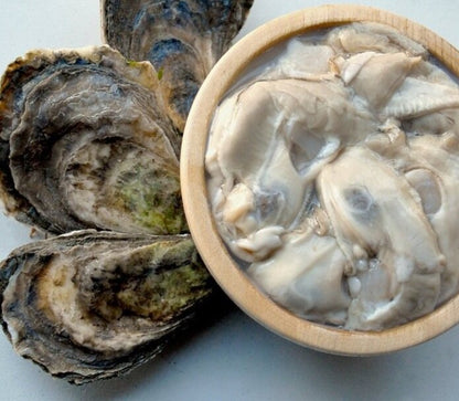 Carne de ostra desbullada