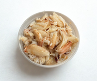 新鲜手工采摘的约拿蟹肉