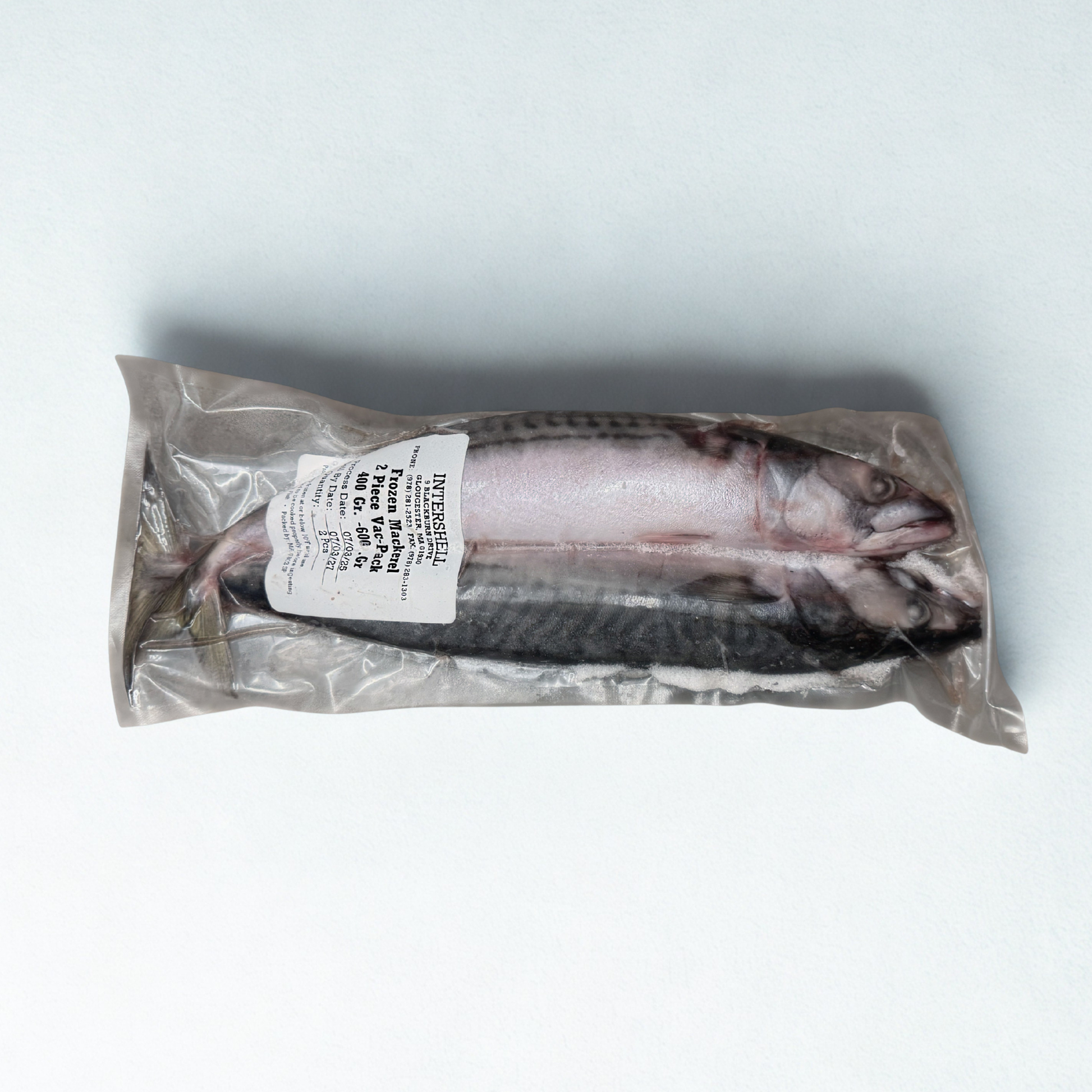 frozen mackerel 2 pc pack