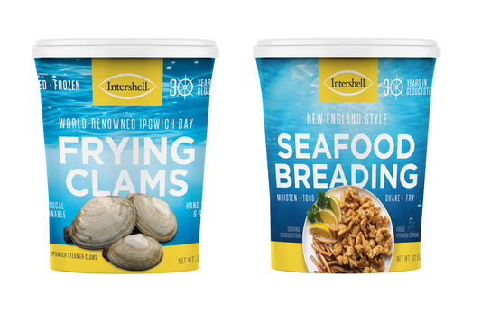 Kit para freír mariscos con almejas de vientre entero