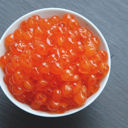 salmon roe with caviar