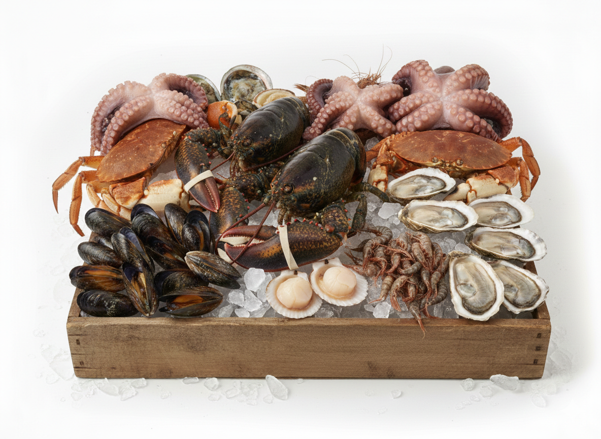 A premium seafood assortment, the ultimate gift for a seafood lover