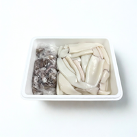 Bulk Fresh Domestic Cleaned Squid - Tubes & Tentacle's 10 Lb