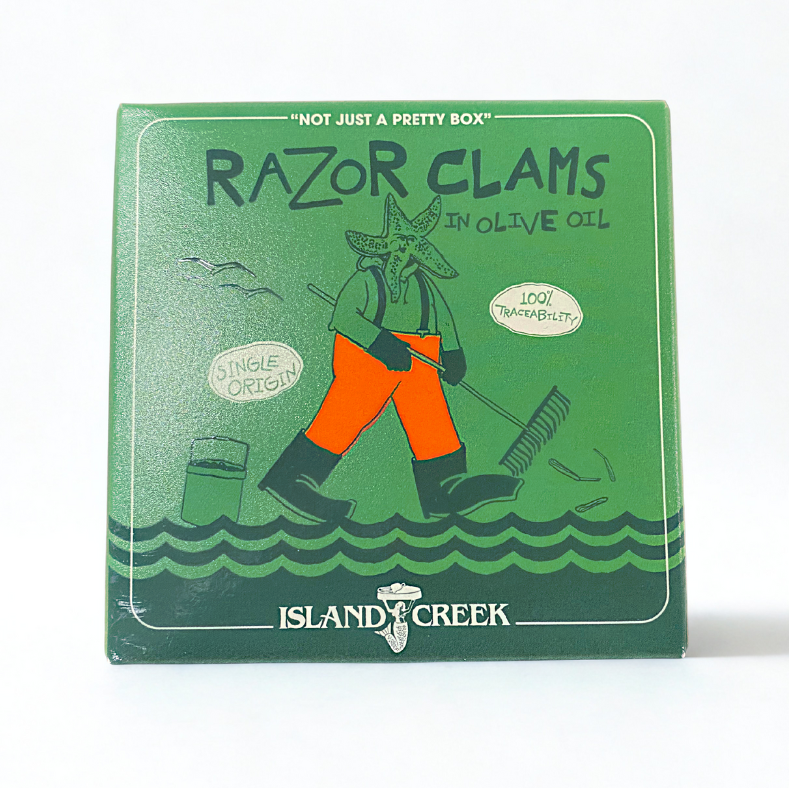 gourmet tinned seafood canned razor clams